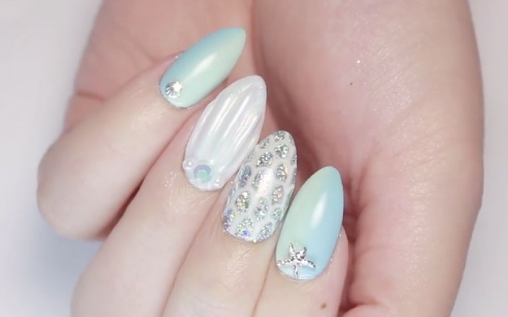 Prachtige zeermeerminnen nagels voor de zomer – mermaid nails!